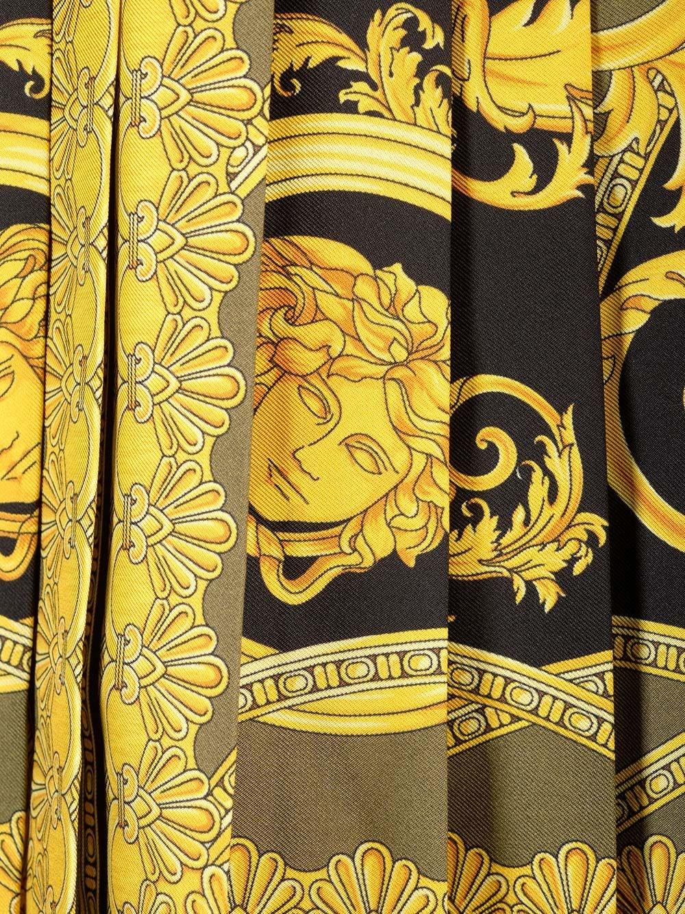 Al Duca D'Aosta Versace Gonna In Seta Maiolica