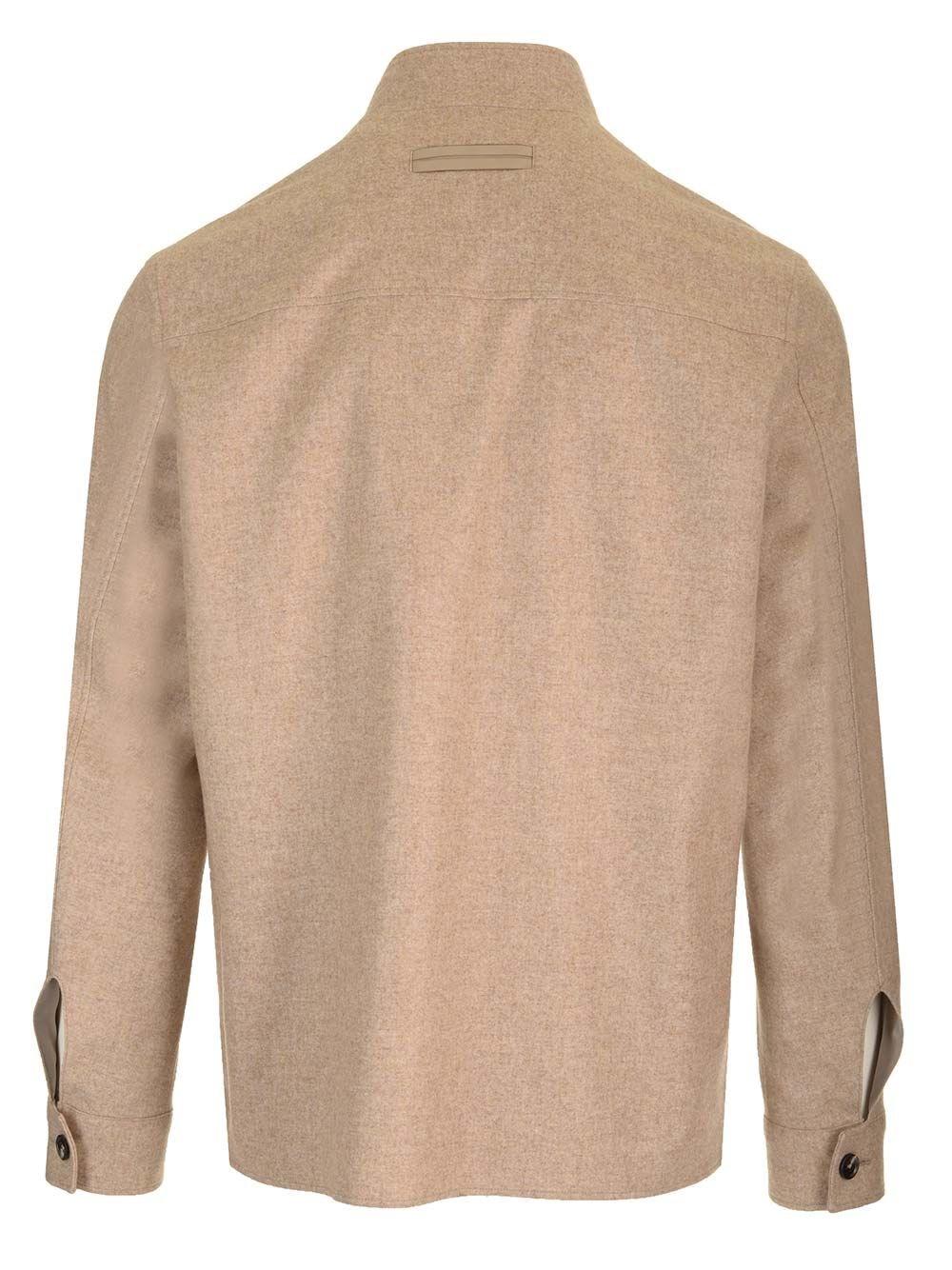 Al Duca D'Aosta Zegna Camicia Oversize In Cashmere