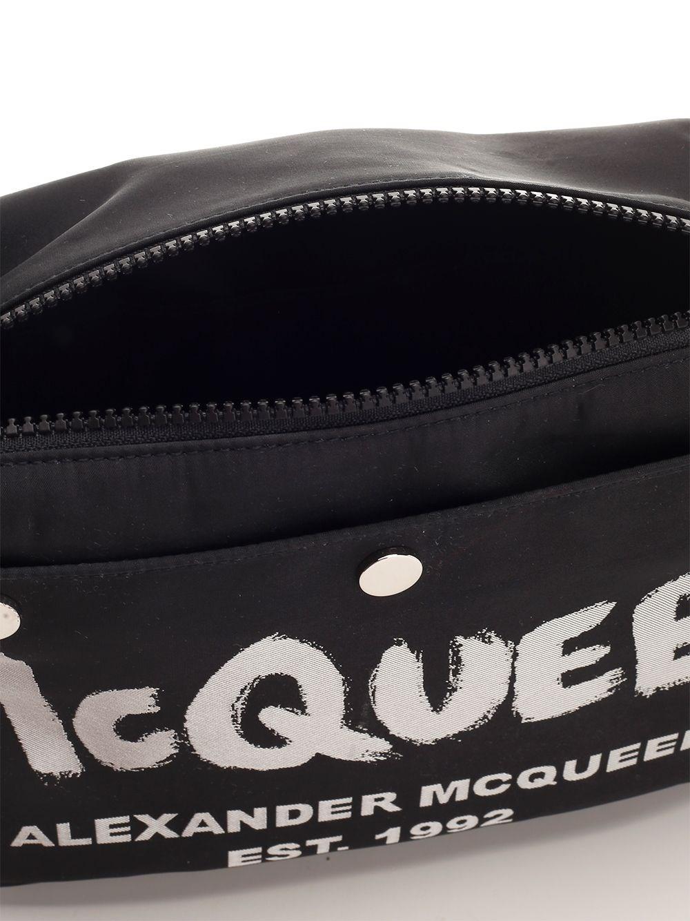 Al Duca D'Aosta Alexander Mcqueen Camera Bag Graffiti Pintered