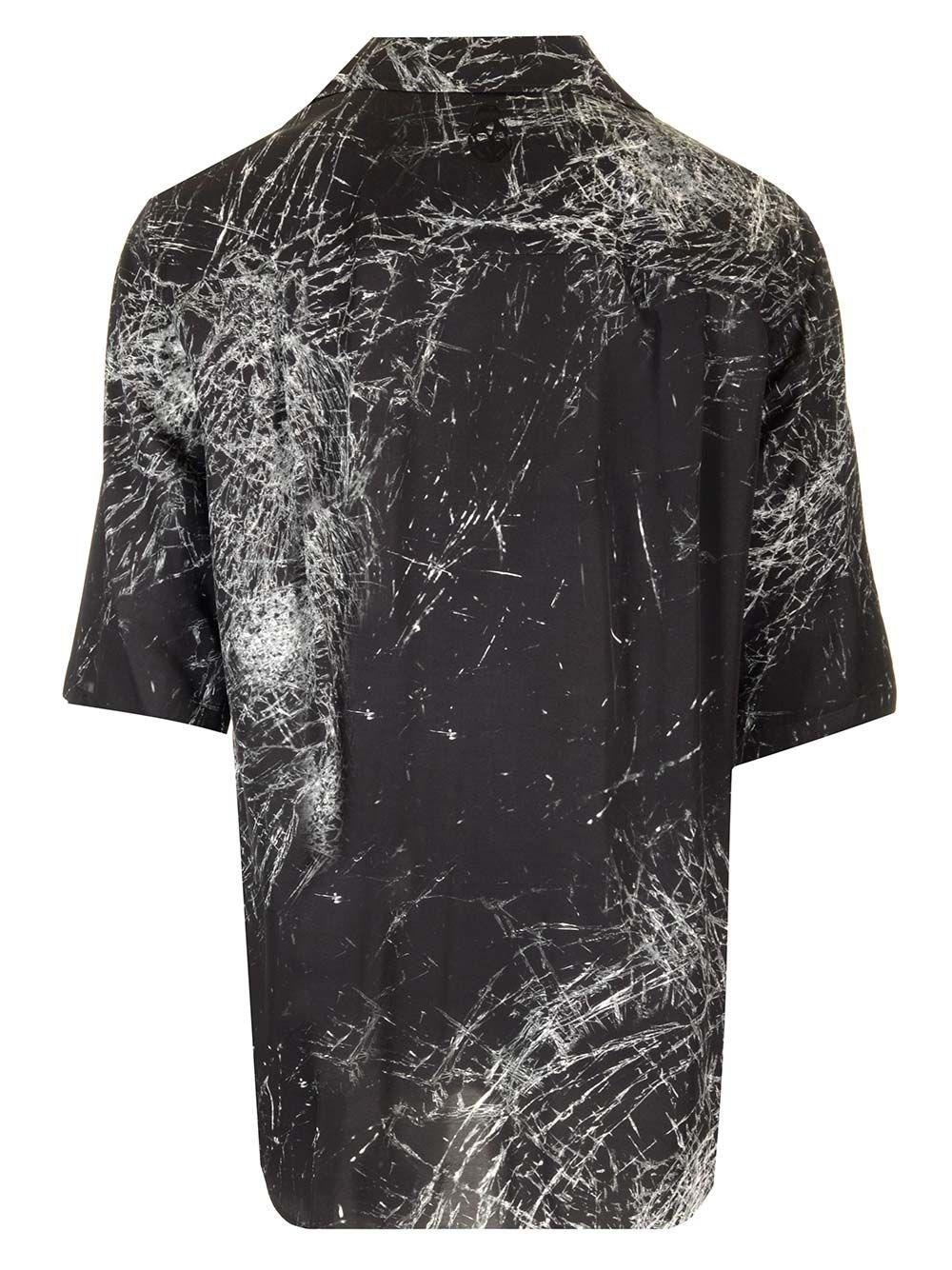 Al Duca D'Aosta Alexander Mcqueen Camicia Hawaiana Smashed Screen