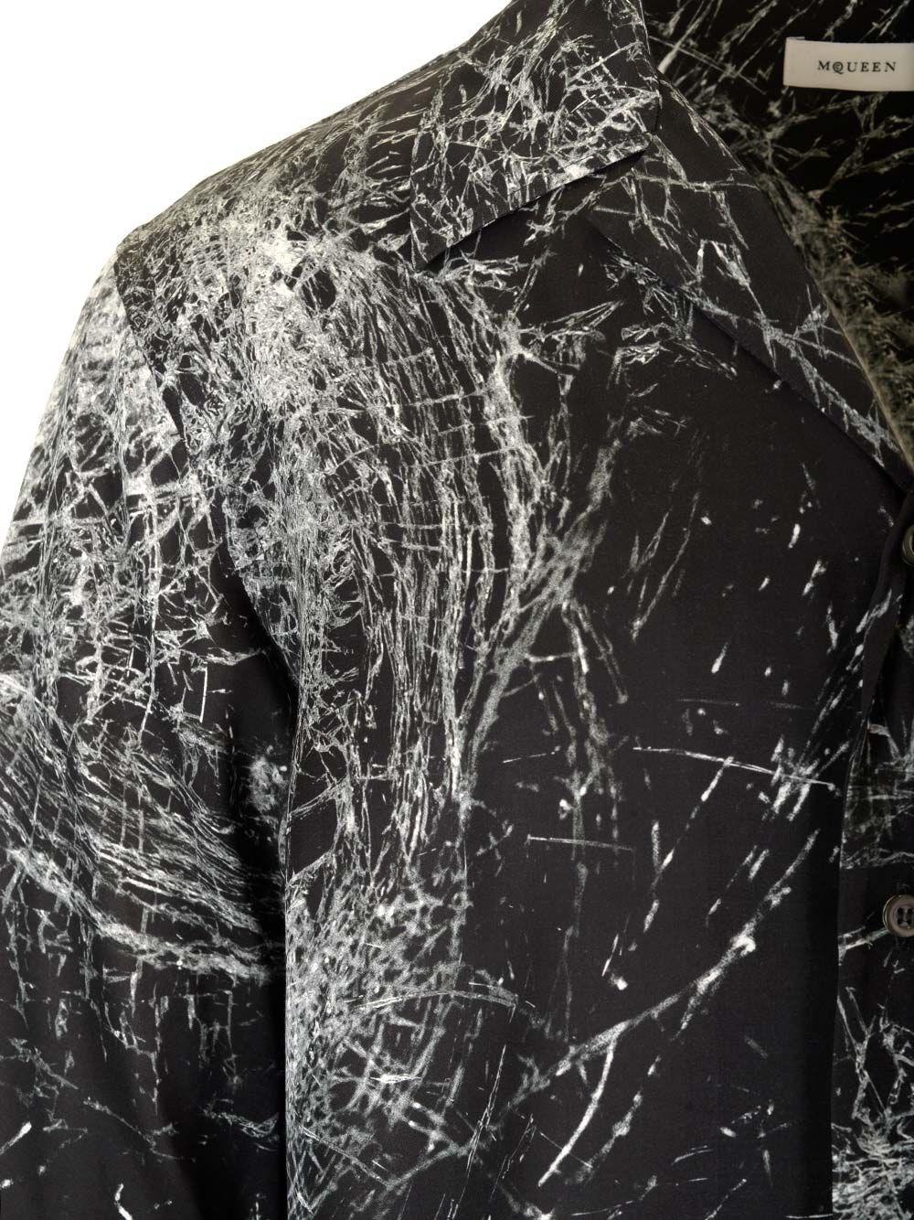 Al Duca D'Aosta Alexander Mcqueen Camicia Hawaiana Smashed Screen