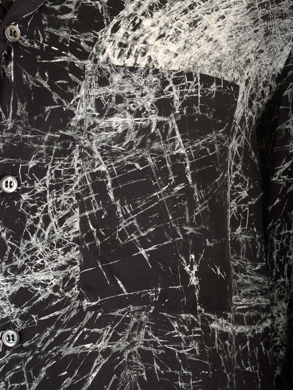 Al Duca D'Aosta Alexander Mcqueen Camicia Hawaiana Smashed Screen