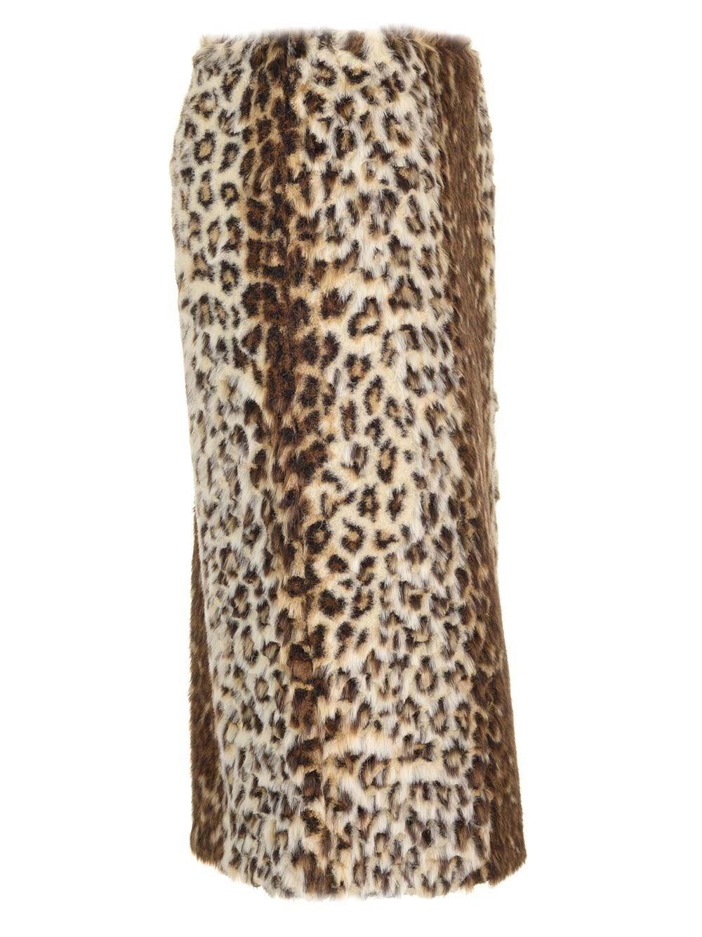 Al Duca D'Aosta Alexander Mcqueen Gonna In Eco Pelliccia