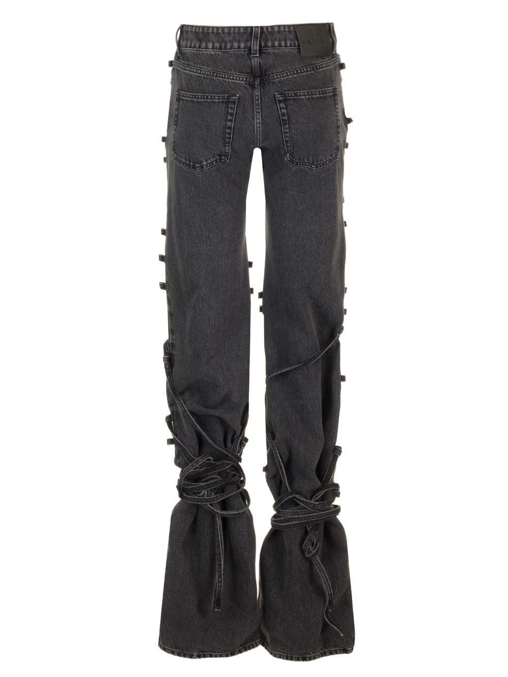 Al Duca D'Aosta Alexander Mcqueen Jeans Slim Fit Con Cinturini
