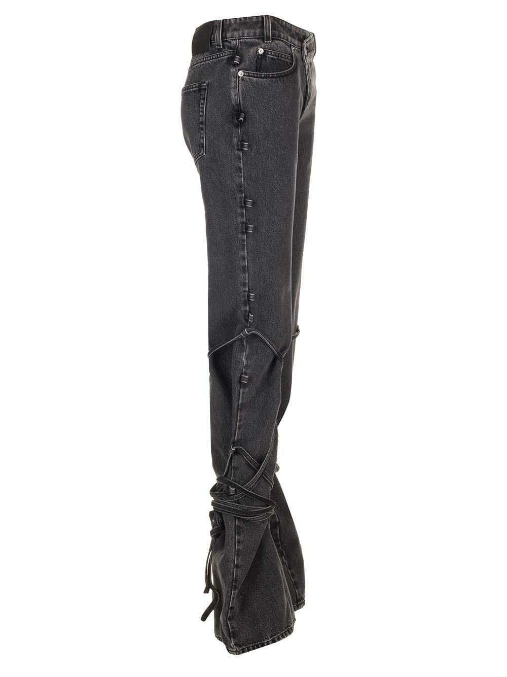 Al Duca D'Aosta Alexander Mcqueen Jeans Slim Fit Con Cinturini