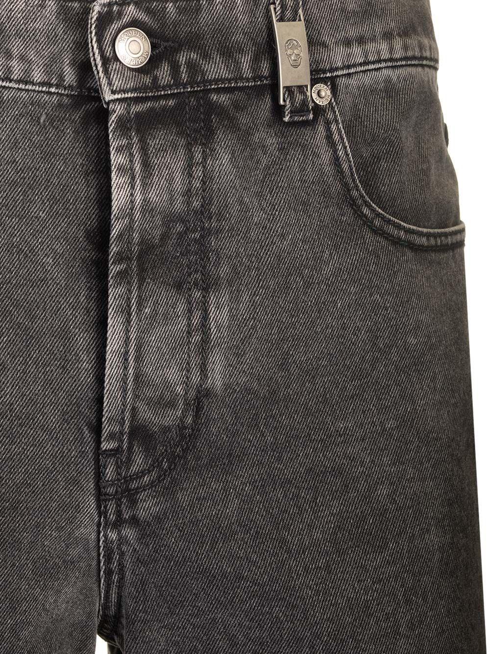 Al Duca D'Aosta Alexander Mcqueen Jeans Vita BassaLOW RISE BAGGY JEAN STONE WASH