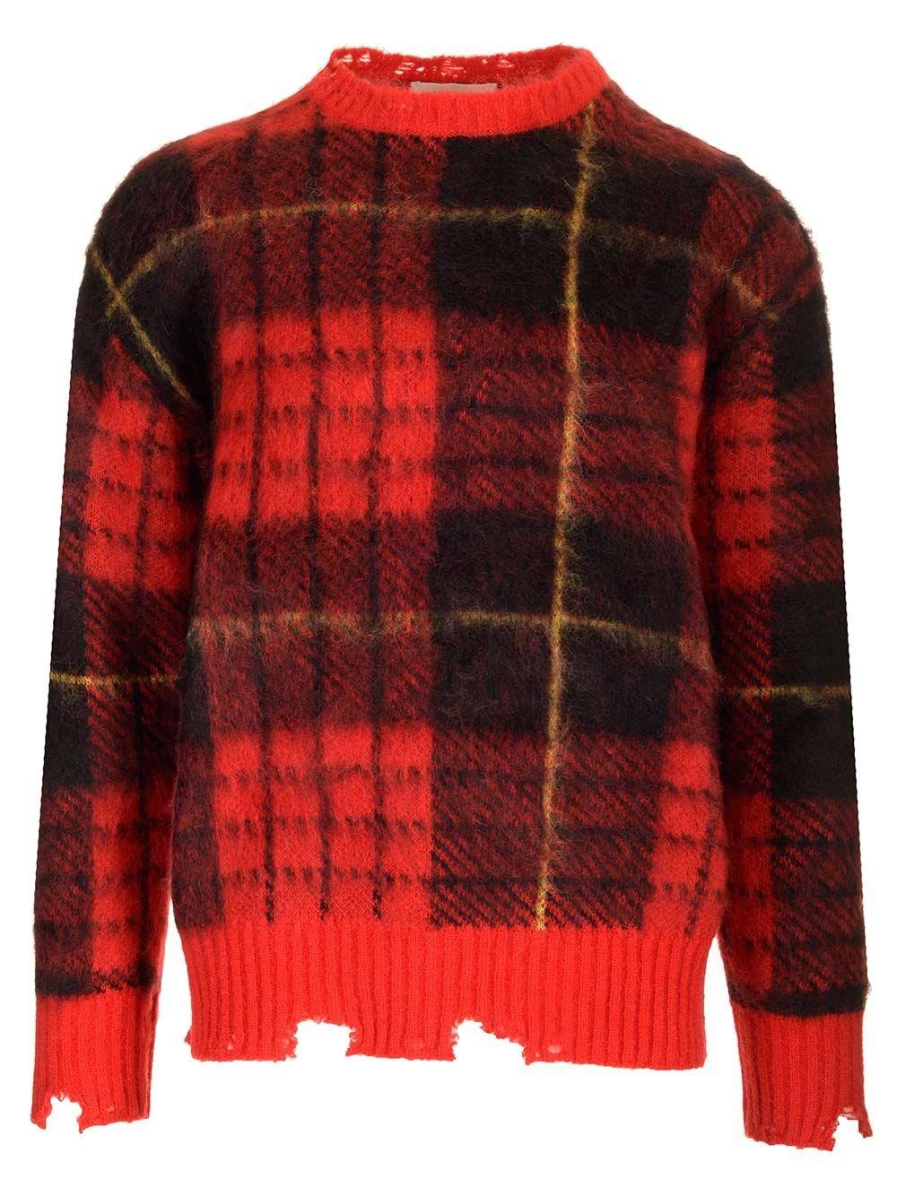 Al Duca D'Aosta Alexander Mcqueen Maglia Tartan Oversize