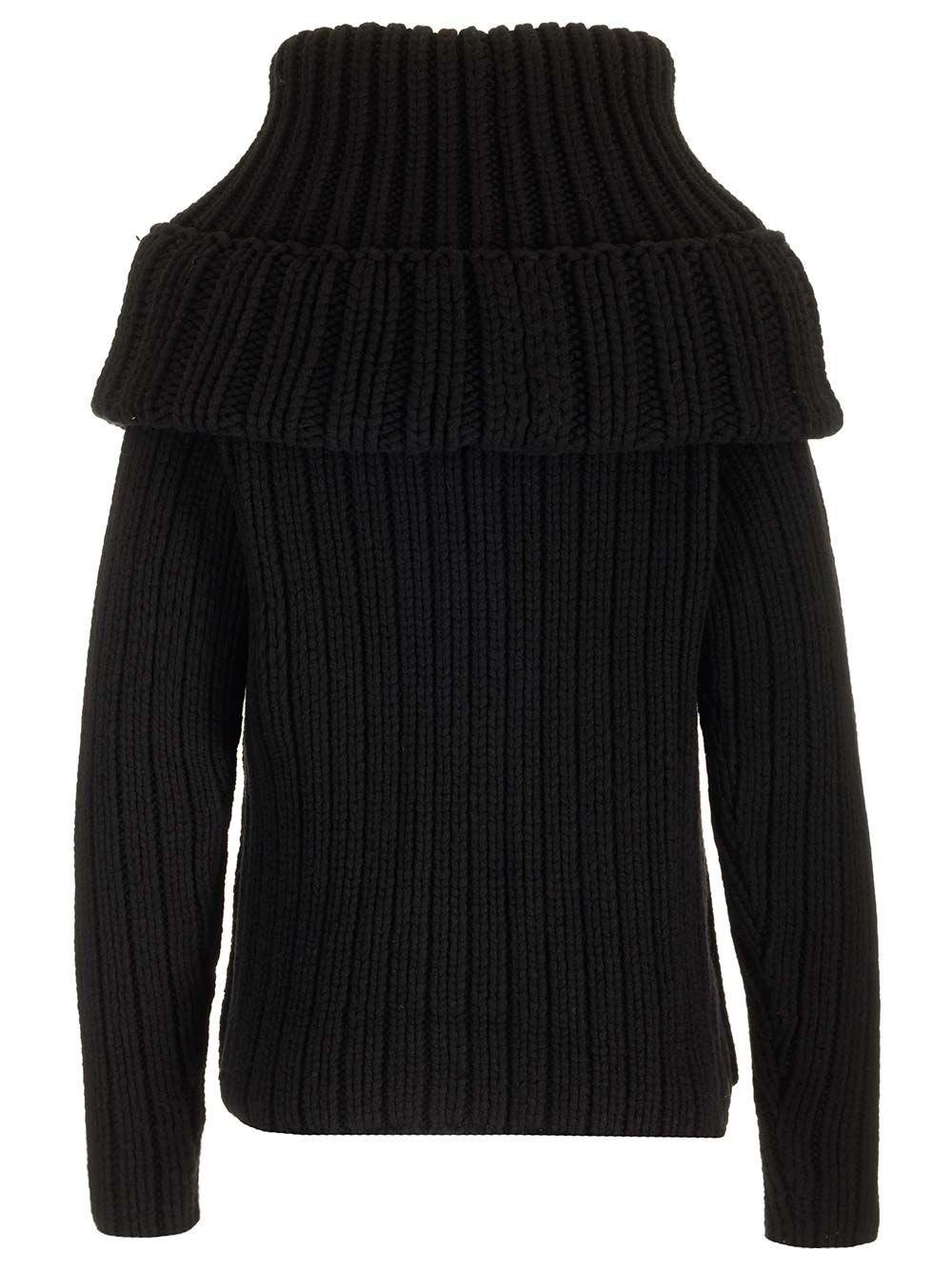 Al Duca D'Aosta Alexander Mcqueen Maglione Con Collo Oversize