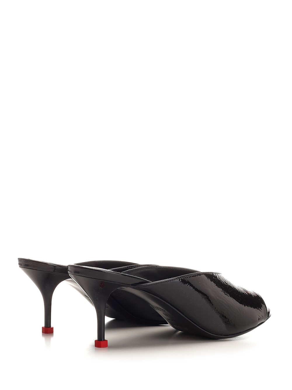 Al Duca D'Aosta Alexander Mcqueen Mule In Pelle Laccata