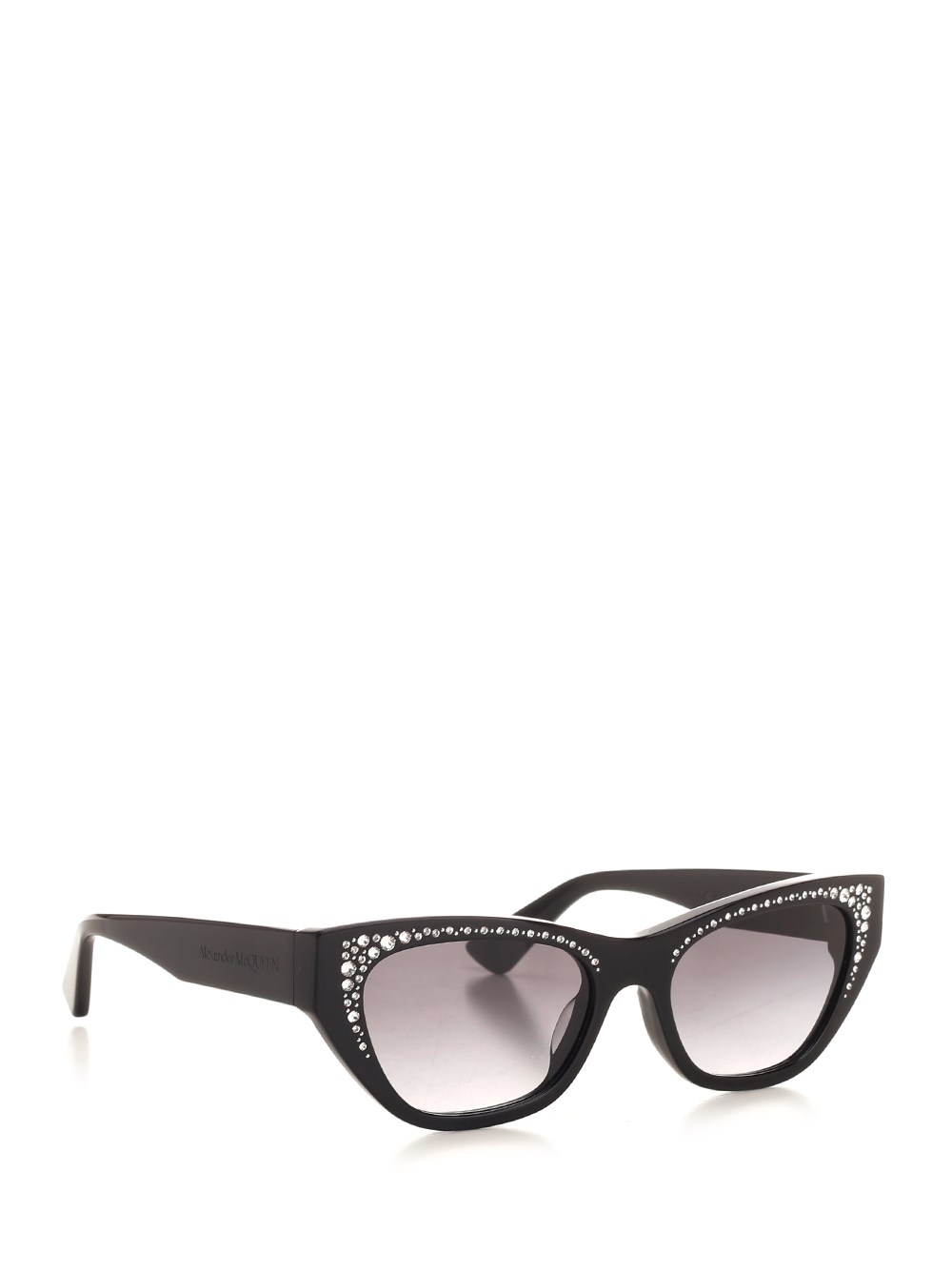Al Duca D'Aosta Alexander Mcqueen Occhiali Da Sole Con Pavè Di Cristalli