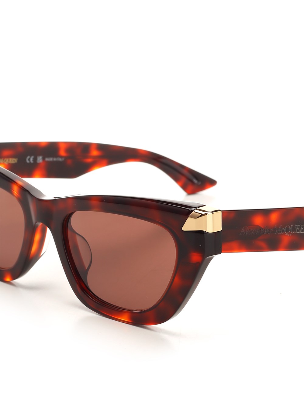 Al Duca D'Aosta Alexander Mcqueen Occhiali Da Sole Tartarugati