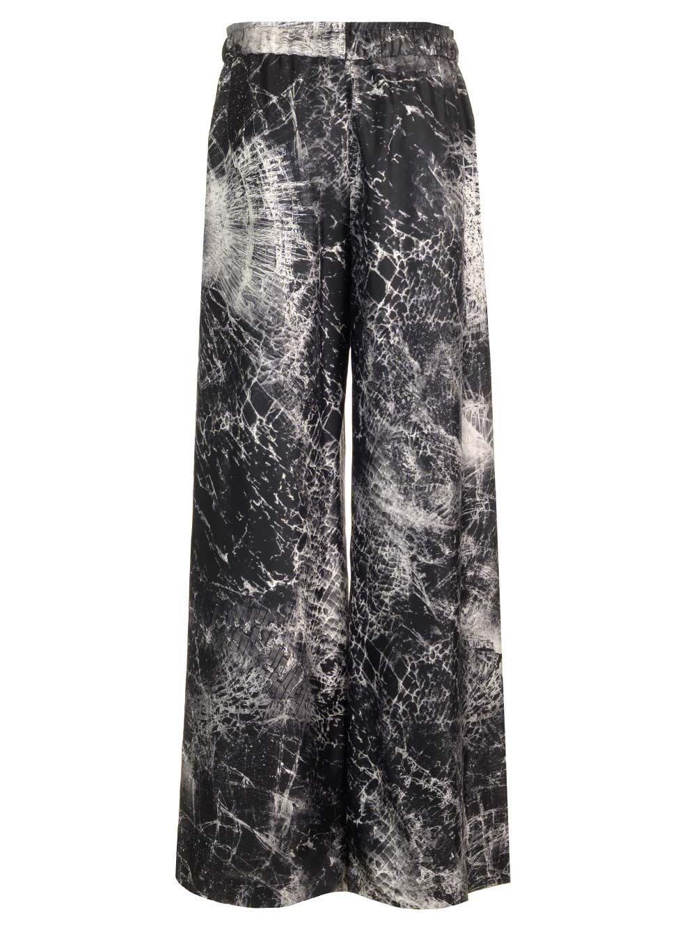 Al Duca D'Aosta Alexander Mcqueen Pantaloni Pyjama Stampa "Smashed Screen"