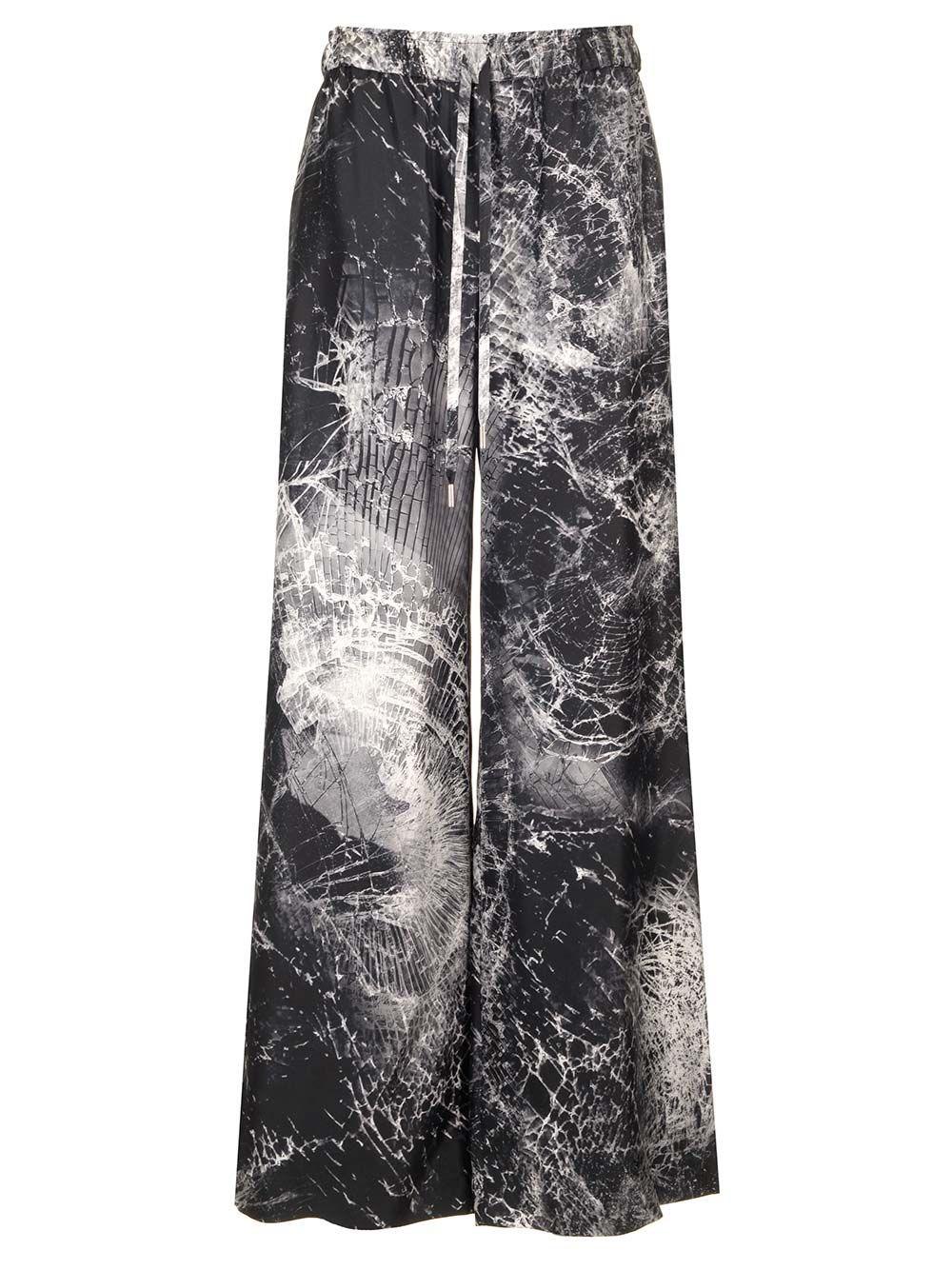 Al Duca D'Aosta Alexander Mcqueen Pantaloni pyjama stampa "Smashed Screen"