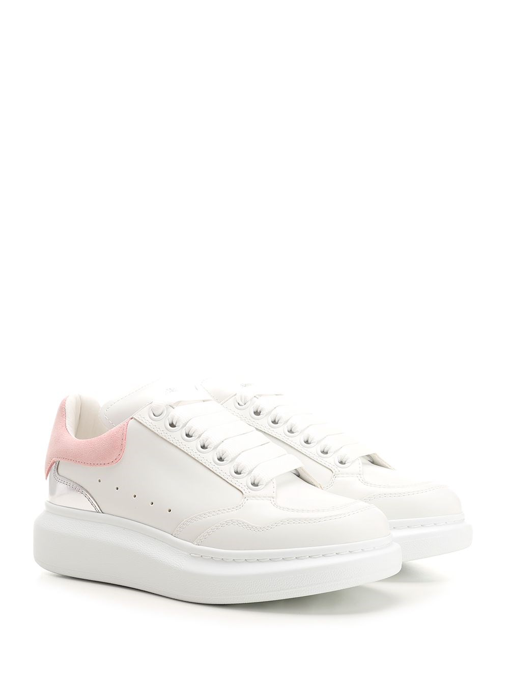 Al Duca D'Aosta Alexander Mcqueen Sneaker Oversize Bianco E Rosa