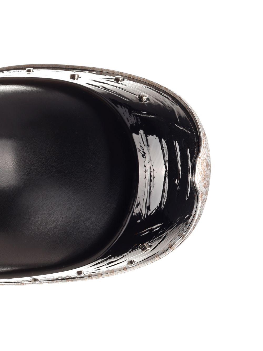 Al Duca D'Aosta Alexander Mcqueen Stivali Stile Zoccolo In Nero