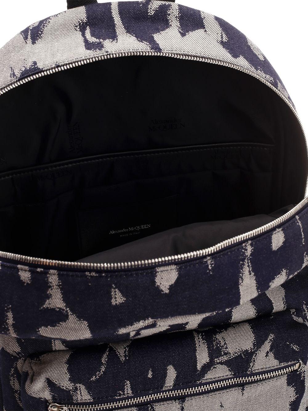 Al Duca D'Aosta Alexander Mcqueen Zaino "McQueen Graffiti"