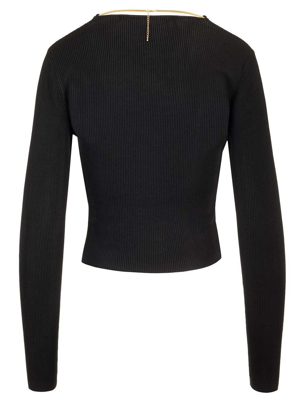 Al Duca D'Aosta Alexander Wang Maglia Con Targhetta Con Logo Oro