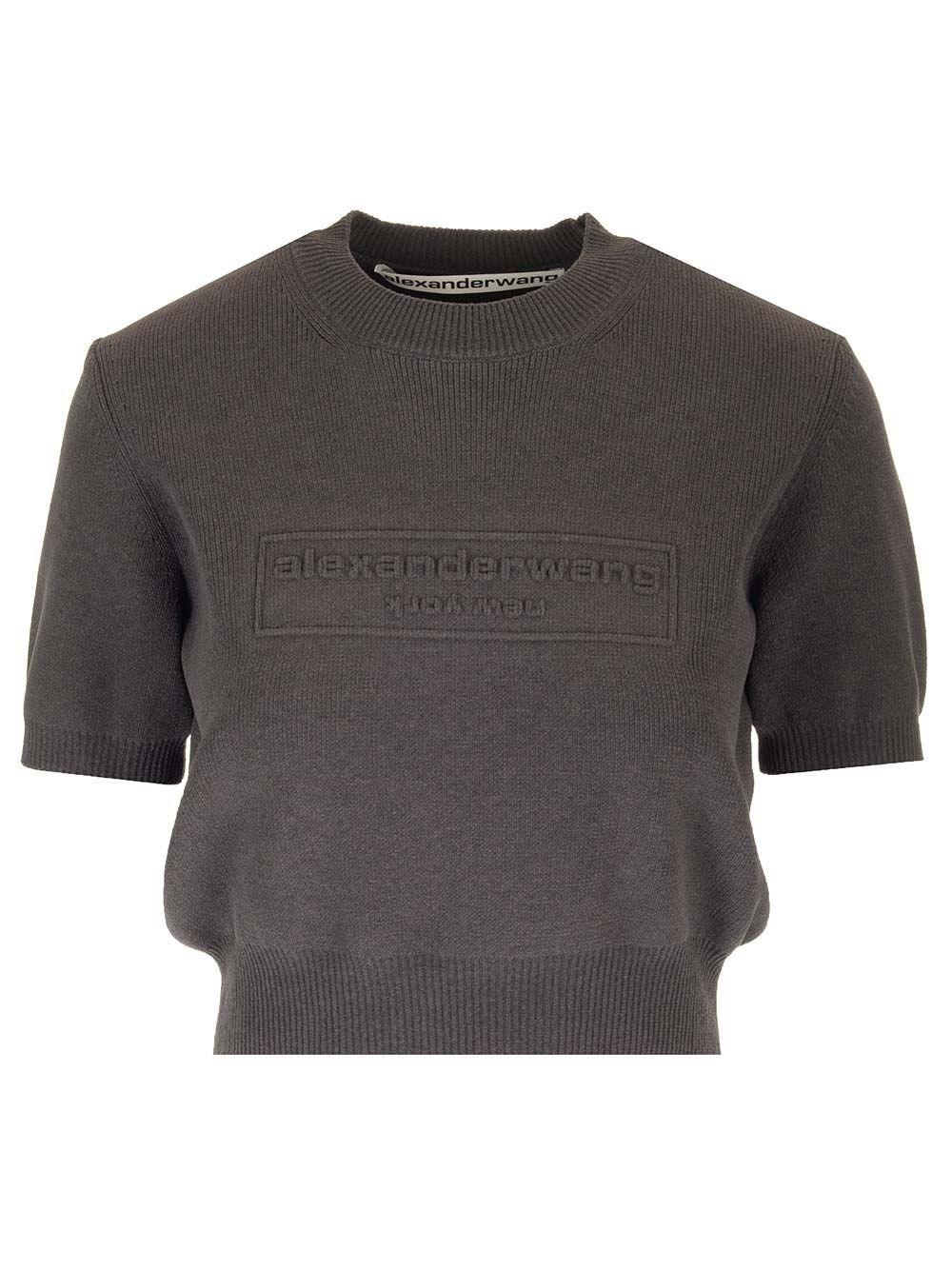 Al Duca D'Aosta Alexander Wang Maglia crop in maglina