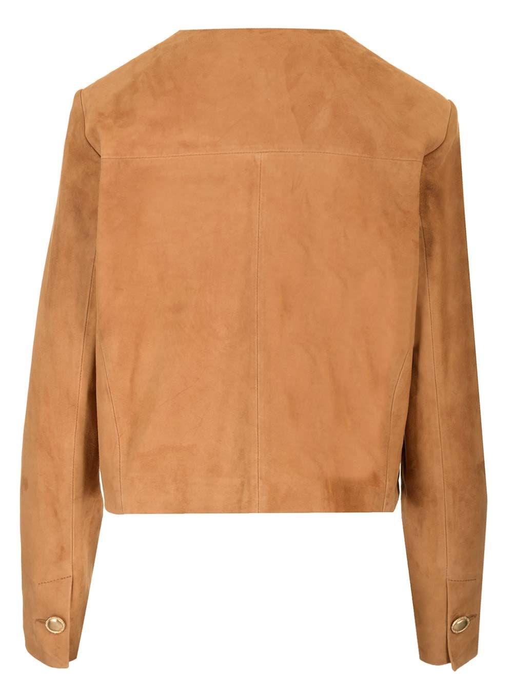 Al Duca D'Aosta Arma Giacca In Pelle Scamosciata "Gaya"