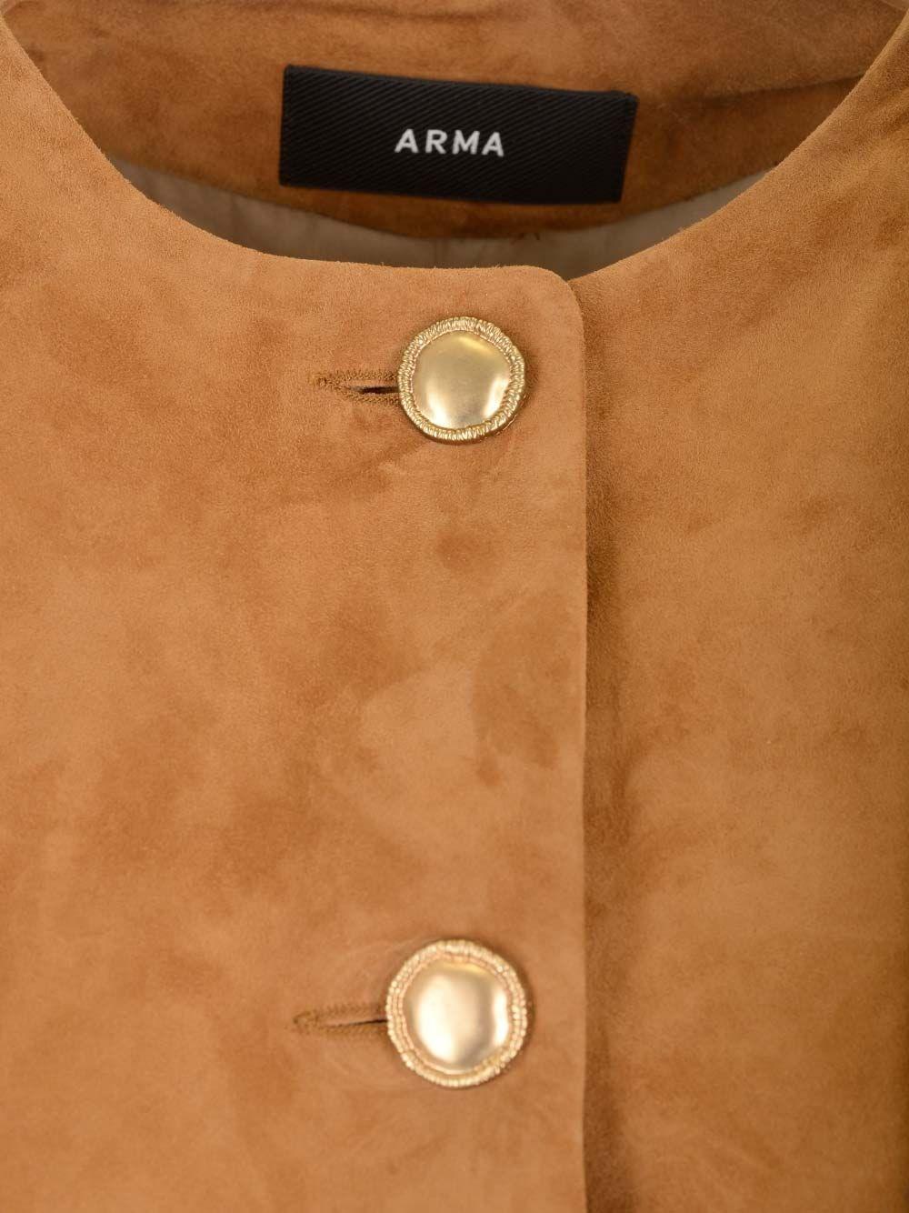 Al Duca D'Aosta Arma Giacca In Pelle Scamosciata "Gaya"