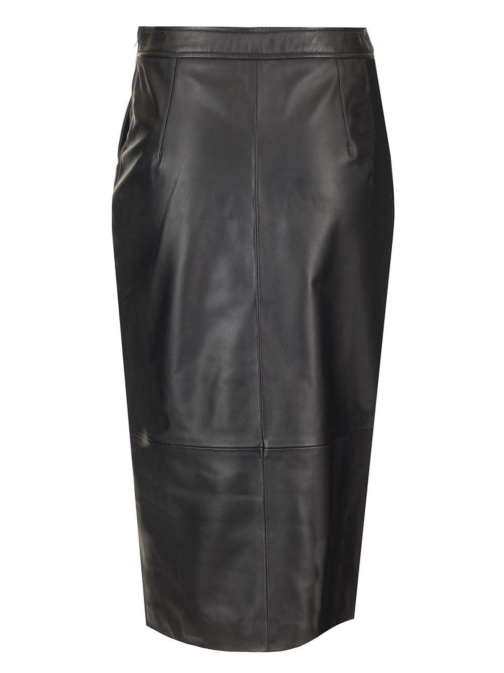 Al Duca D'Aosta Arma Gonna A Tubino In Pelle "Arkina"