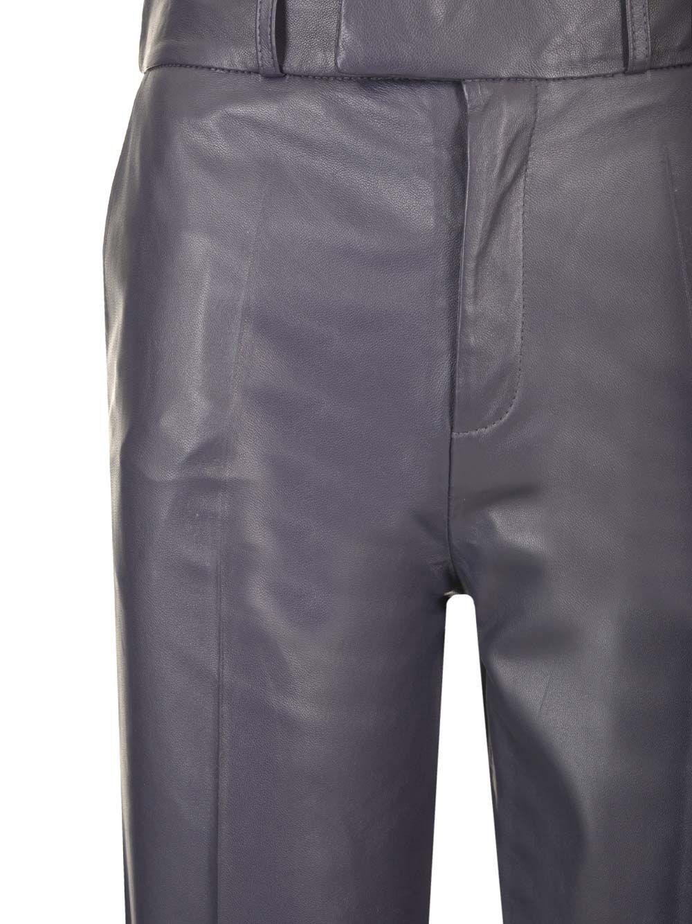 Al Duca D'Aosta Arma Pantaloni In Pelle Di Agnello "June"