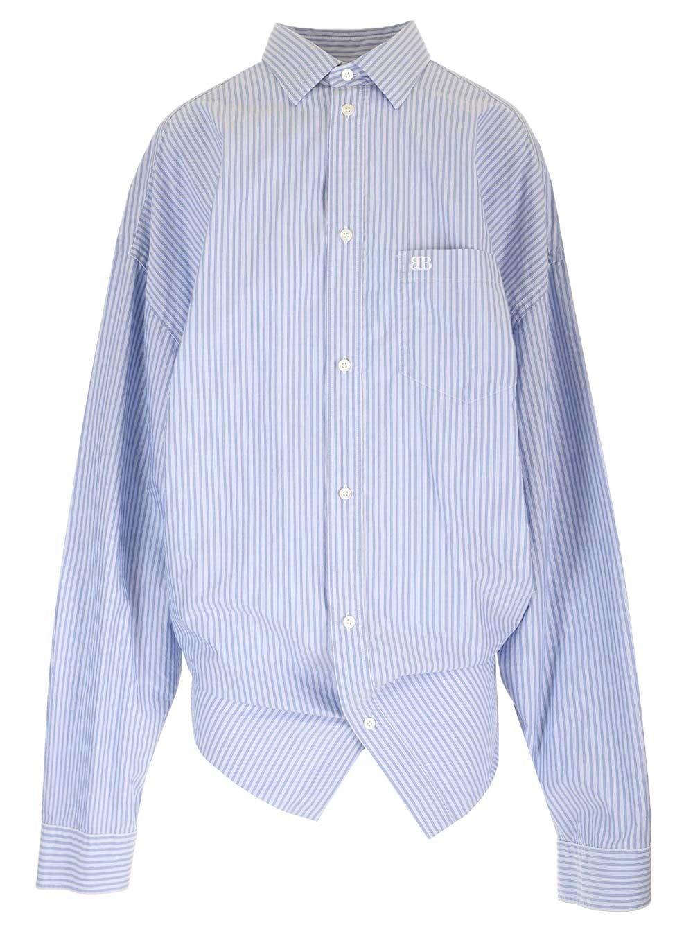 Al Duca D'Aosta Balenciaga Camicia oversize "Knotted Shirt"