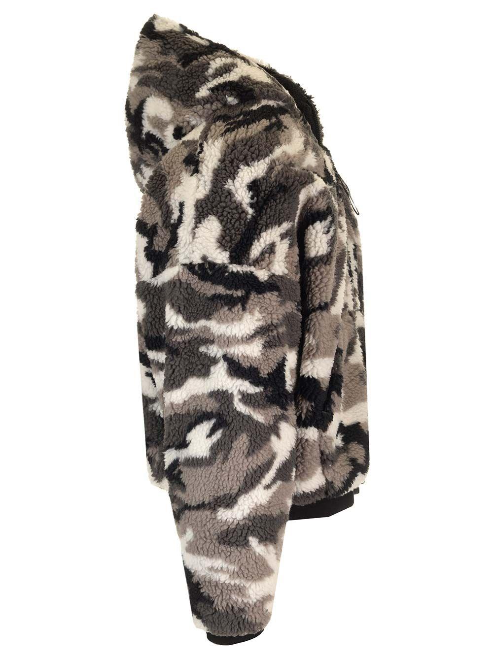 Al Duca D'Aosta Balenciaga Felpa In Pile Con Cappuccio