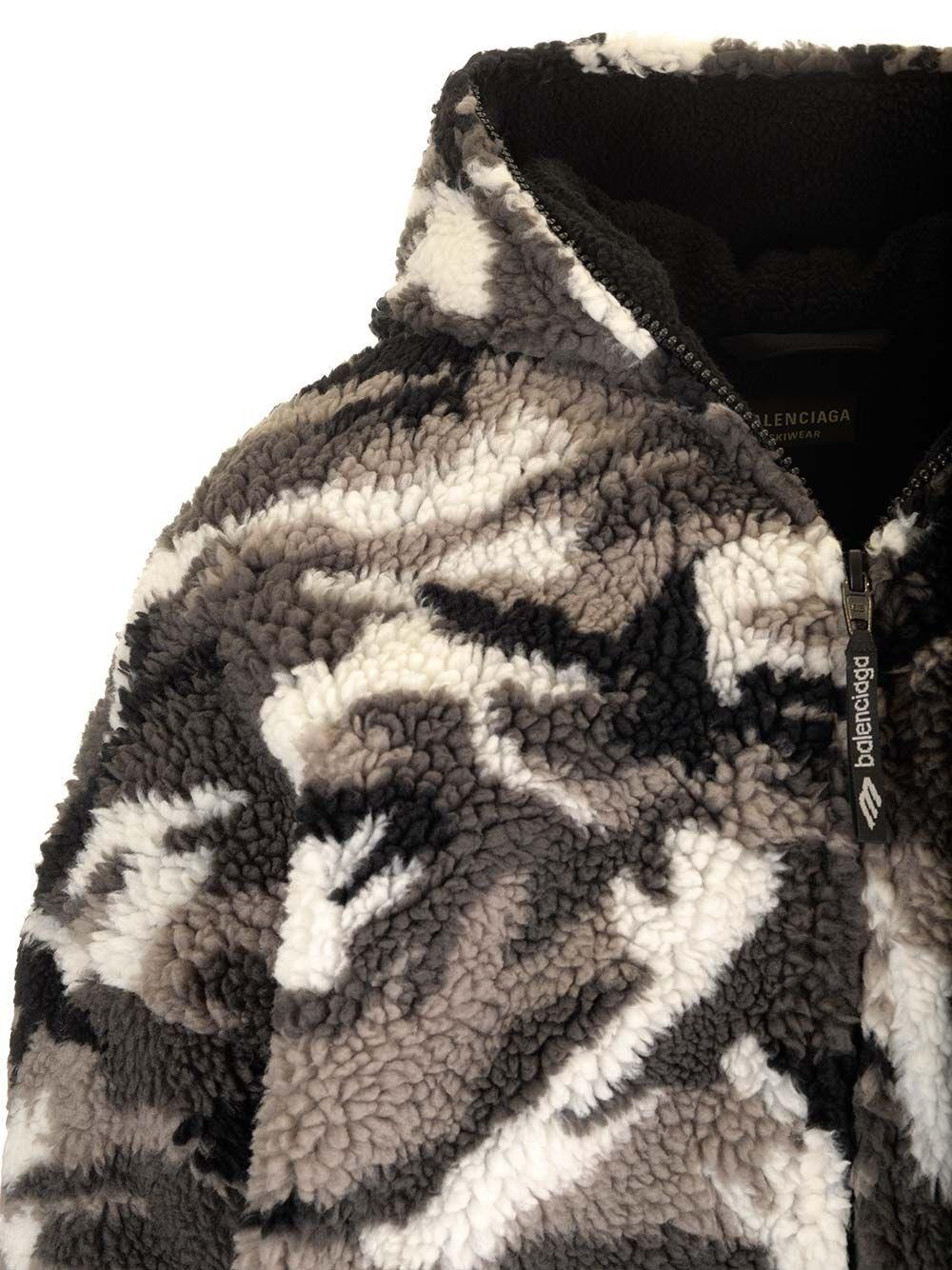 Al Duca D'Aosta Balenciaga Felpa In Pile Con Cappuccio