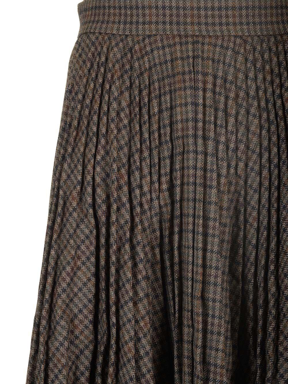 Al Duca D'Aosta Balenciaga Gonna A Pieghe Stropicciata