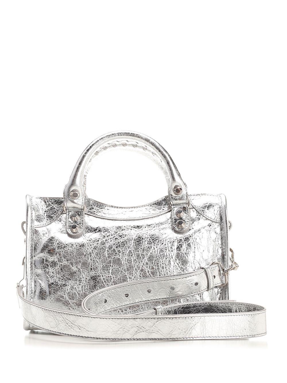 Al Duca D'Aosta Balenciaga Mini Bag "Le City" Argento