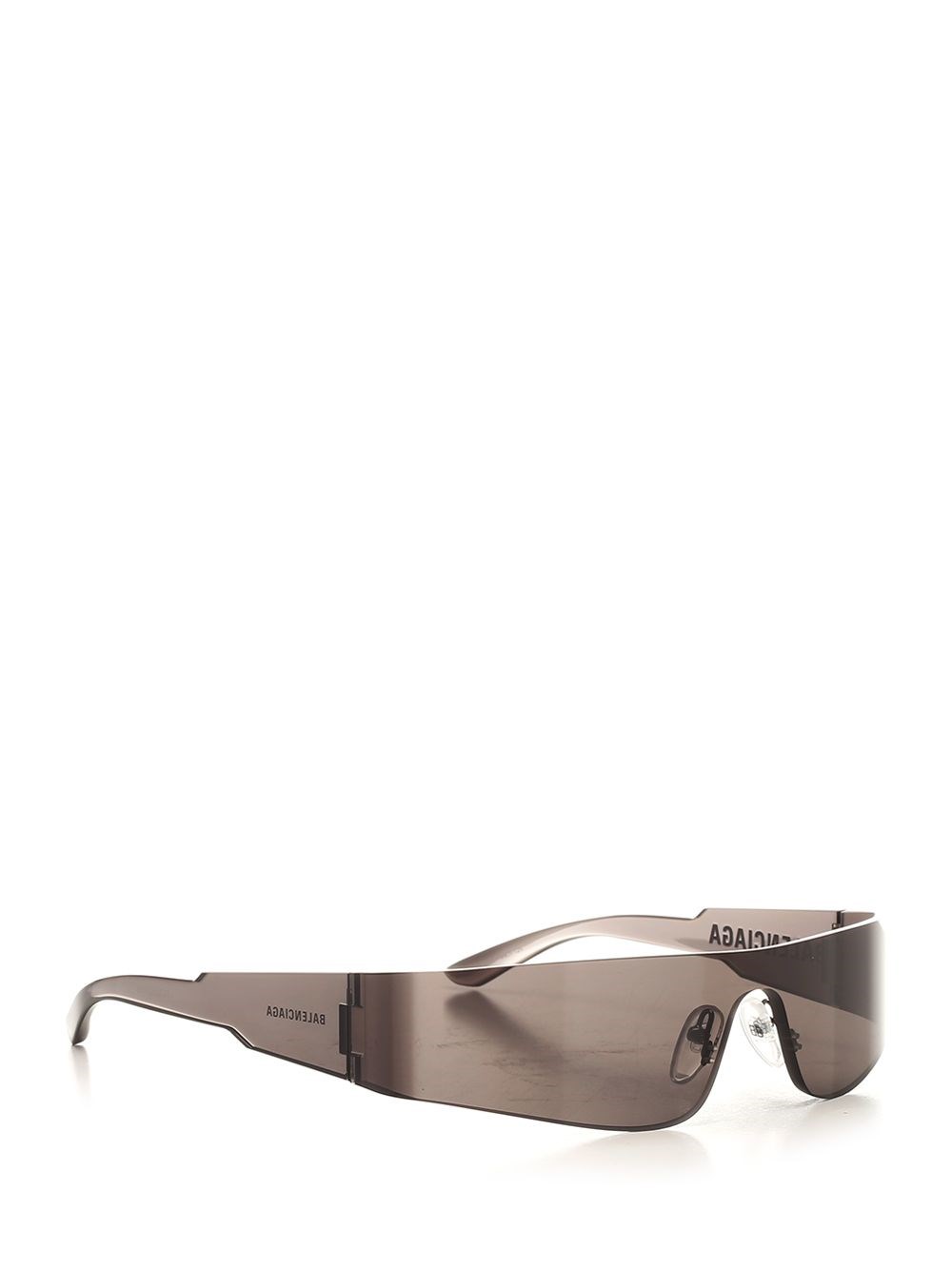 Al Duca D'Aosta Balenciaga OCCHIALI DA SOLE MONO RECTANGLE IN NERO