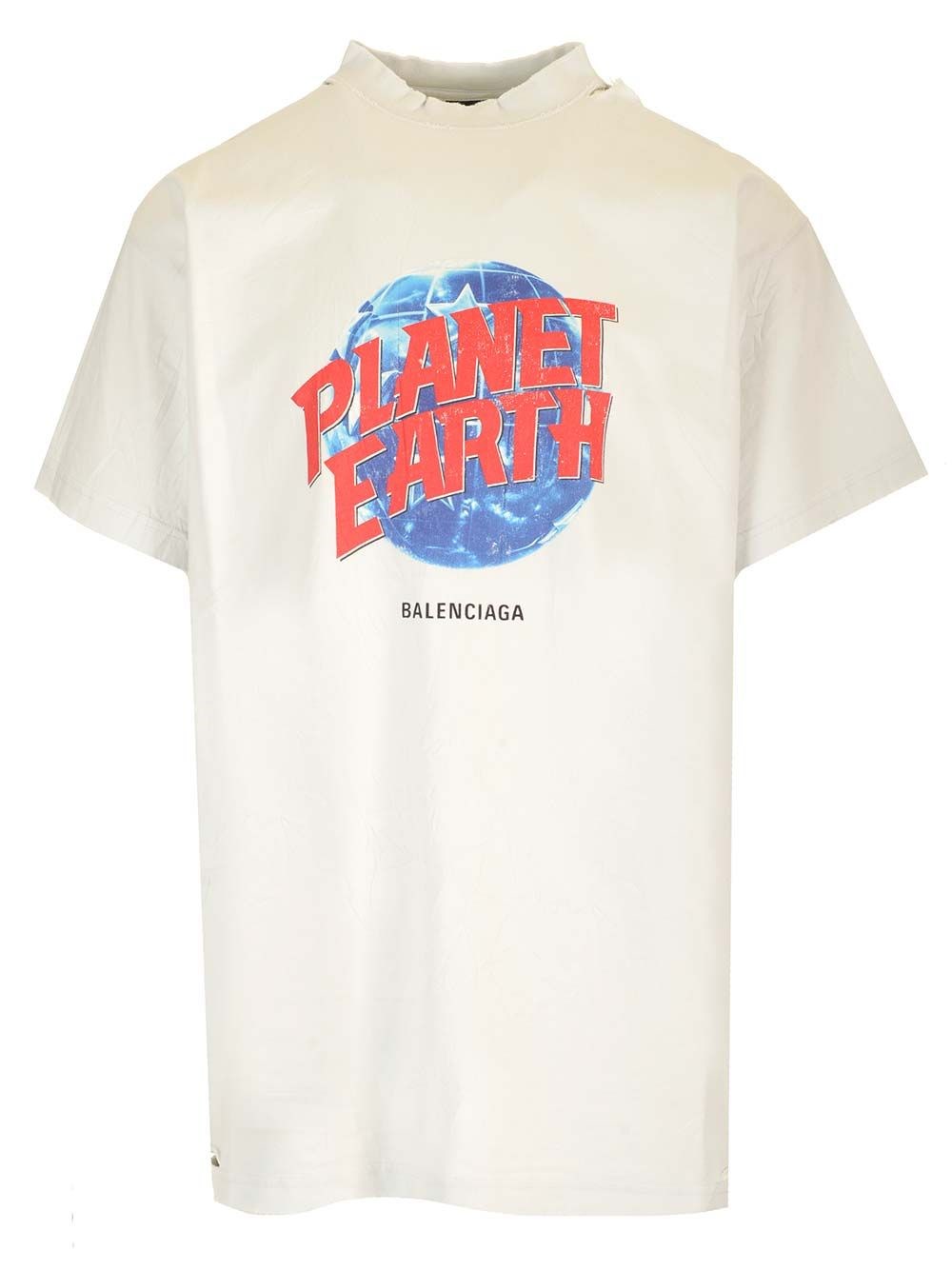Al Duca D'Aosta Balenciaga Oversized T-Shirt "Planet Earth"