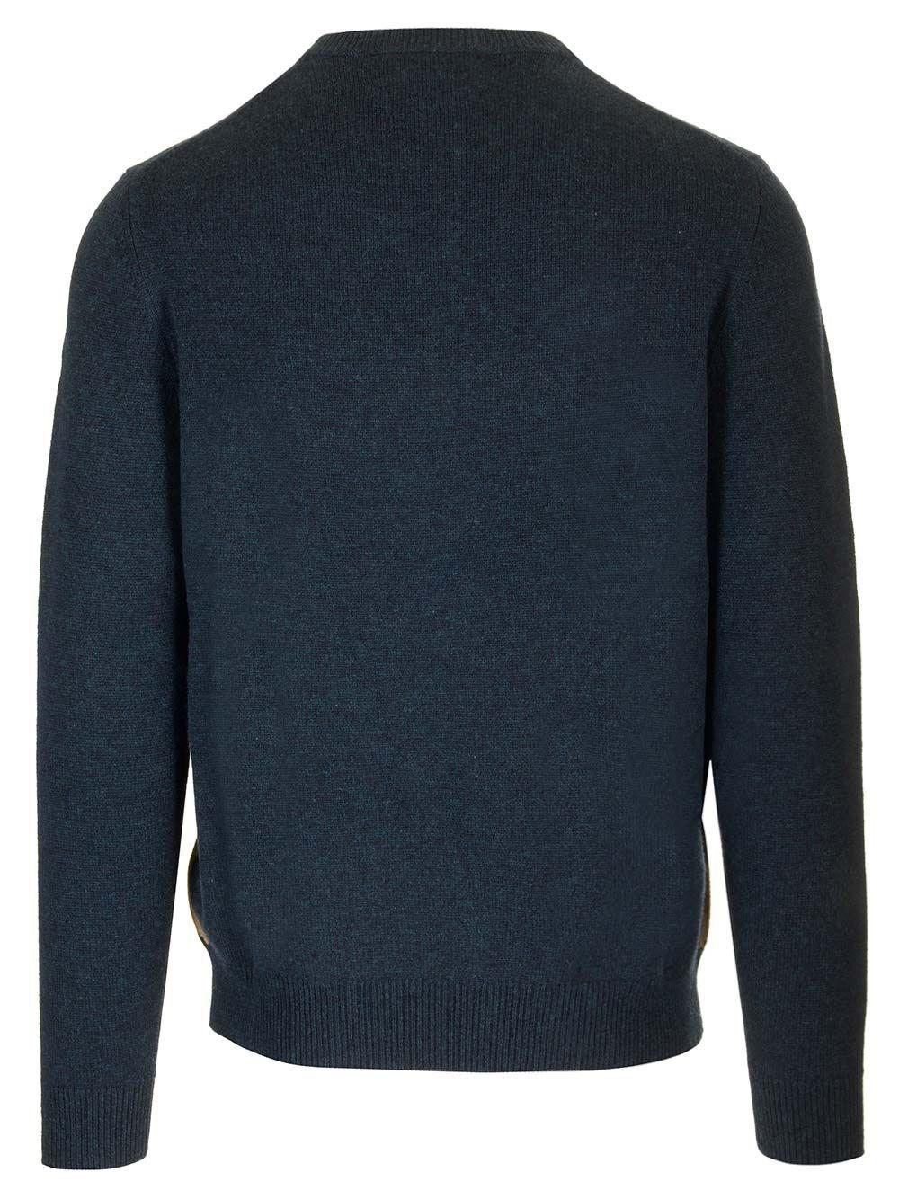 Al Duca D'Aosta Ballantyne MAGLIA A ROMBI IN CASHMERE DOPPIO FILO