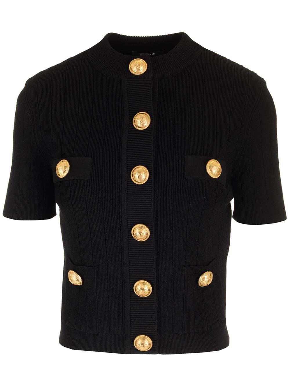 Al Duca D'Aosta Balmain Cardigan con bottoni goffrati