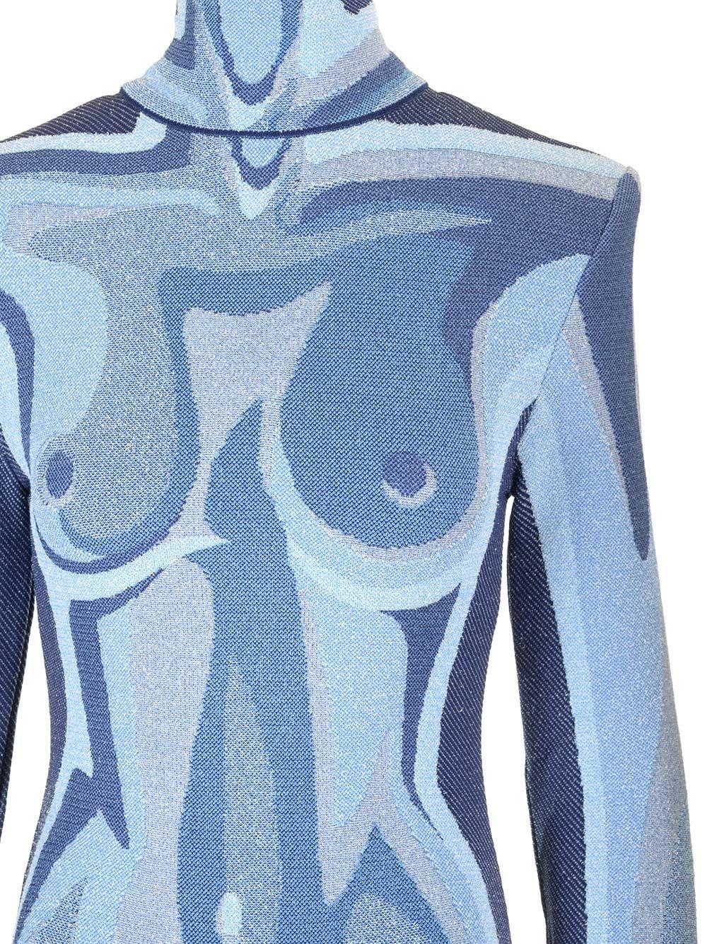 Al Duca D'Aosta Balmain Mini Abito In Maglia Jacquard