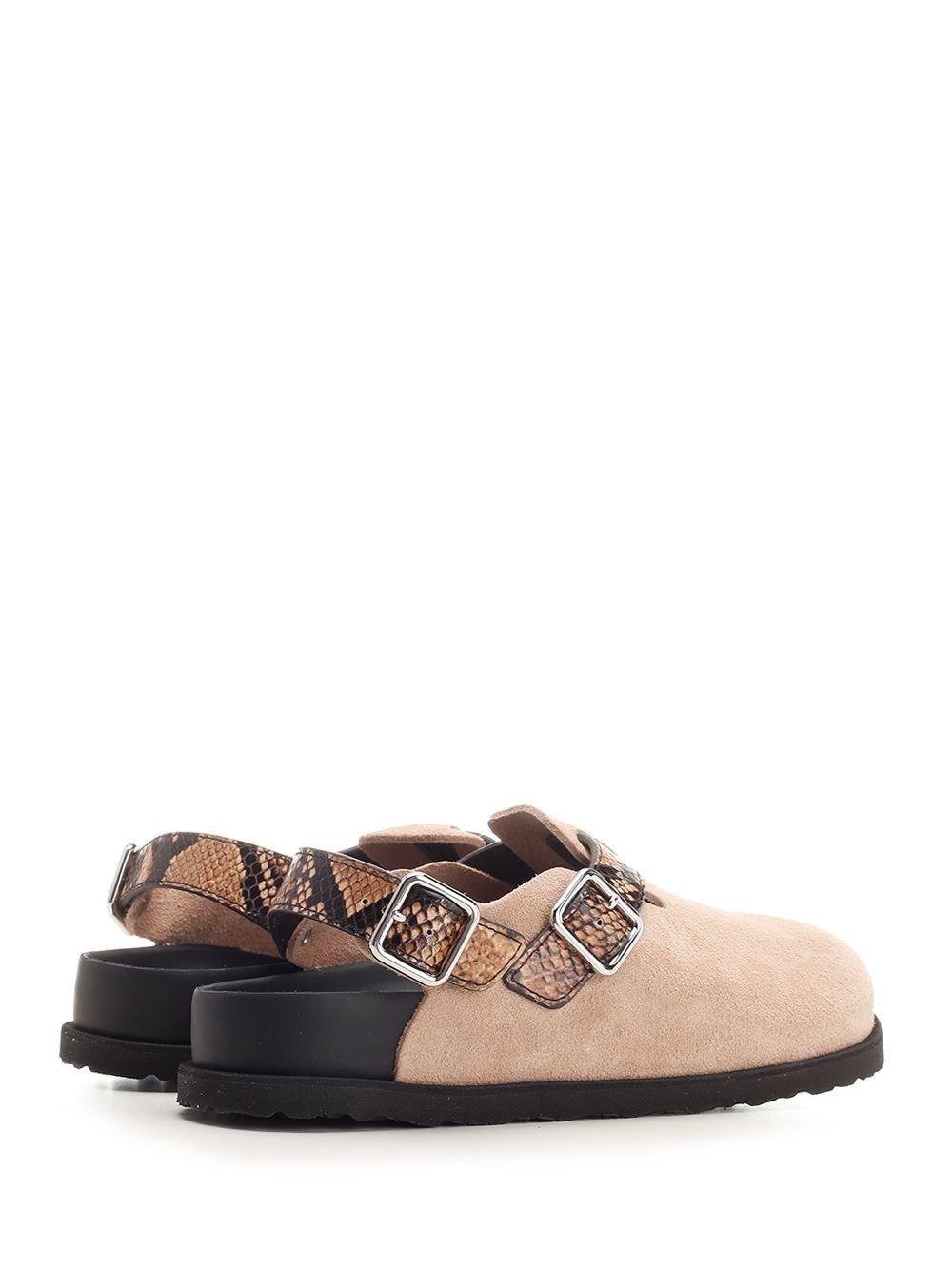 Al Duca D'Aosta Birkenstock 1774 Sabot "Tokio Cazador" Con Pelle Di Serpente 1774