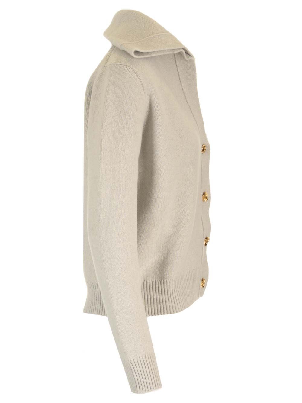 Al Duca D'Aosta Bottega Veneta Cardigan Pesante In Lana