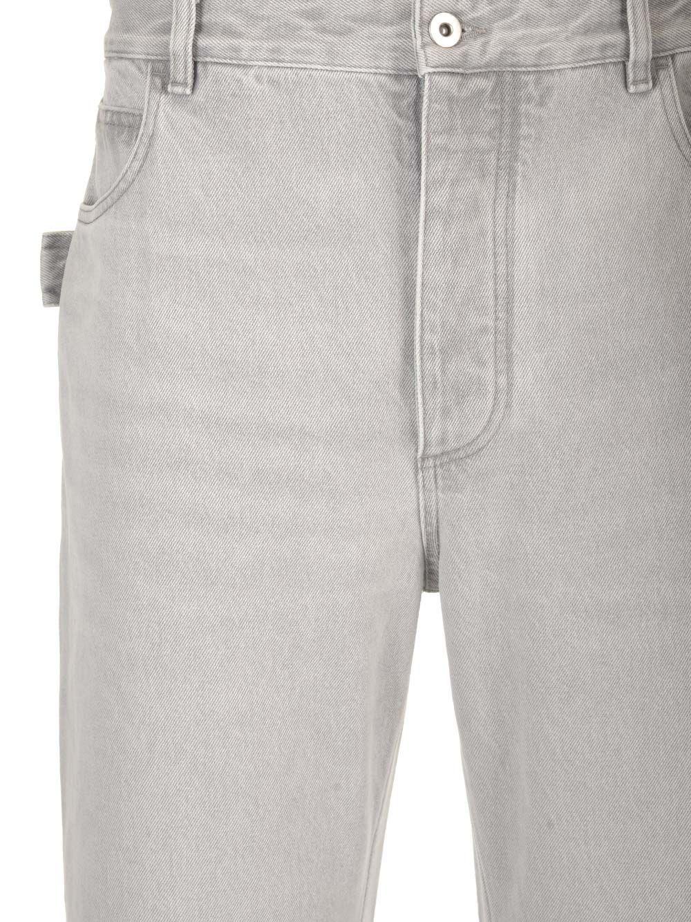 Al Duca D'Aosta Bottega Veneta Jeans In Denim Lavaggio Light Grey