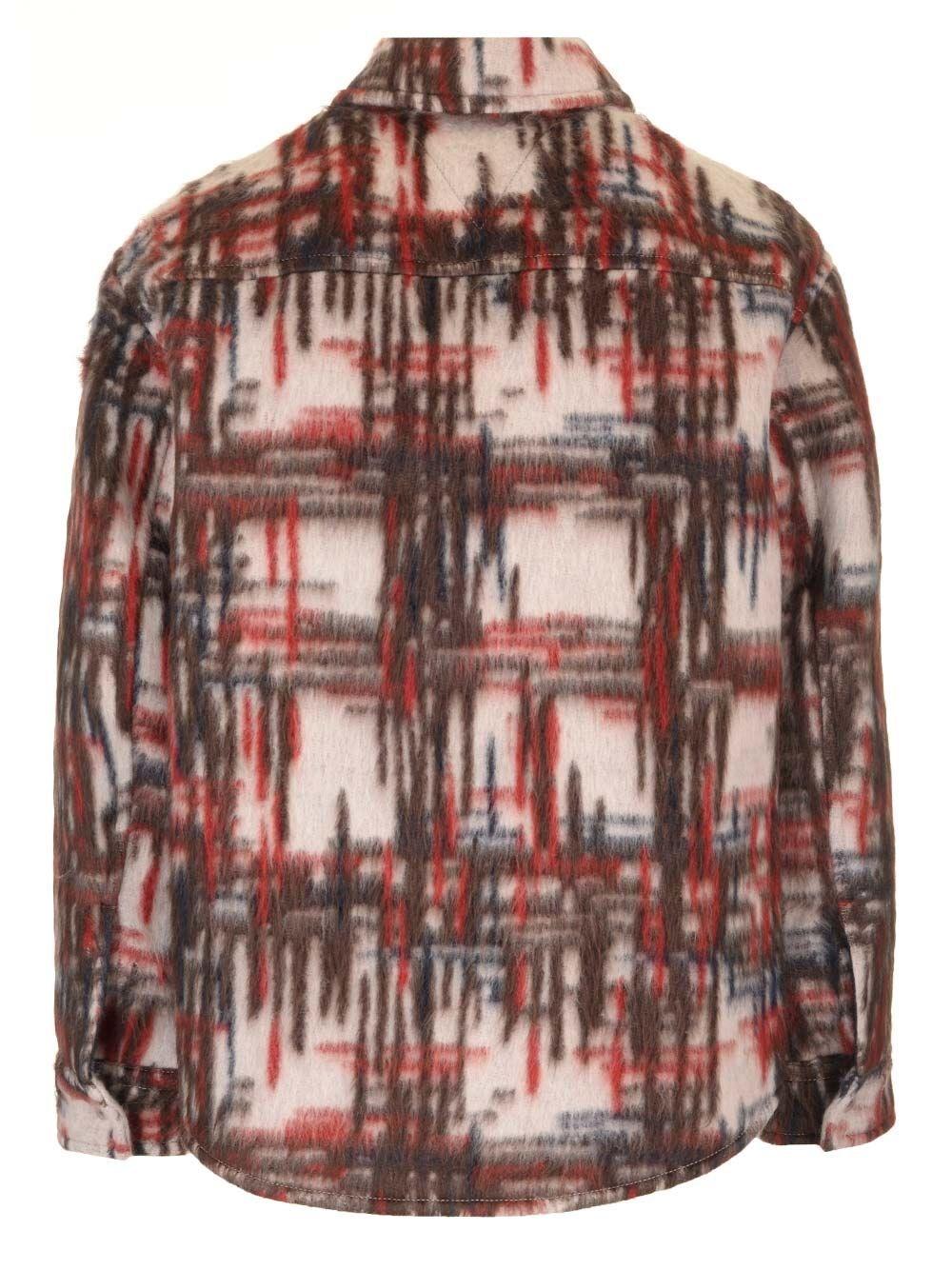 Al Duca D'Aosta Bottega Veneta Overshirt A Quadri In Alpaca