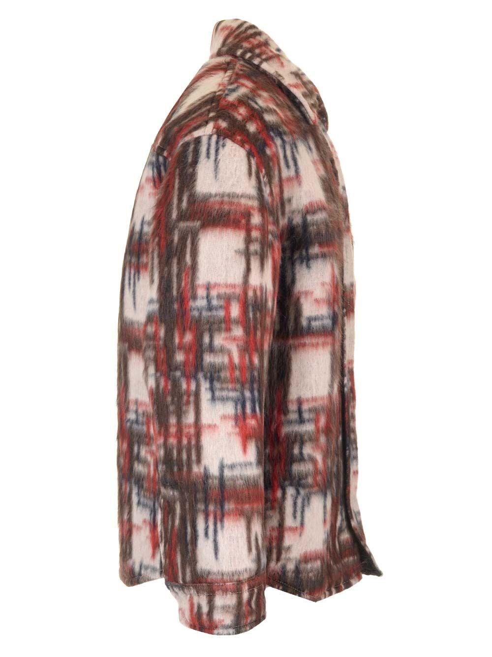 Al Duca D'Aosta Bottega Veneta Overshirt A Quadri In Alpaca