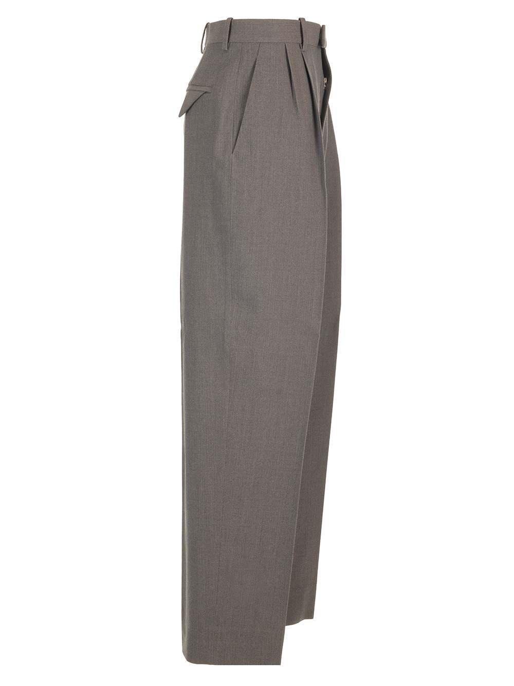 Al Duca D'Aosta Bottega Veneta Pantaloni In Lana Leggera