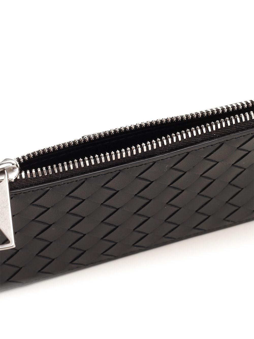 Al Duca D'Aosta Bottega Veneta Porta Carte Intrecciato Piccolo Con Zip