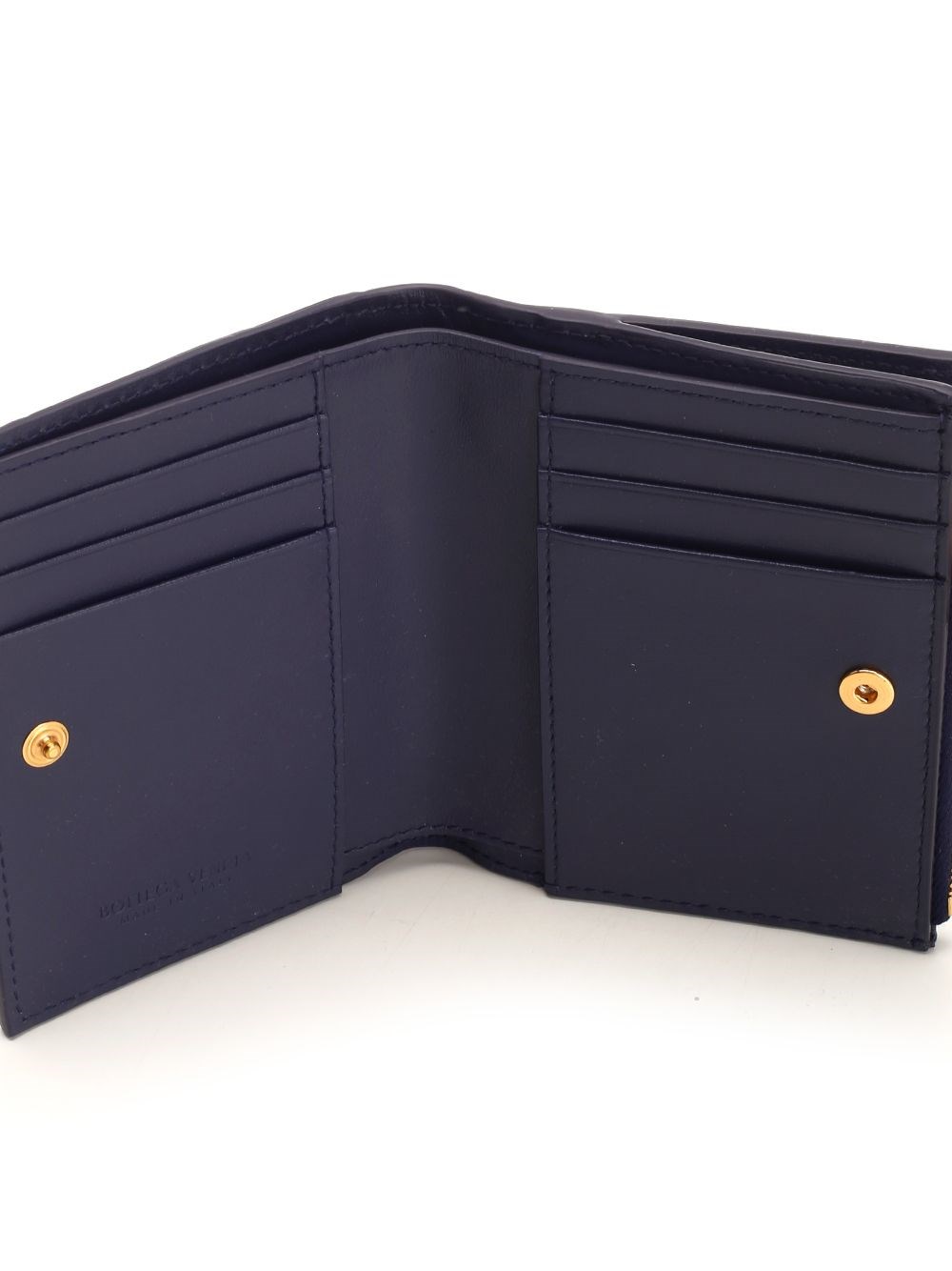 Al Duca D'Aosta Bottega Veneta Portafoglio Intrecciato Bi-Fold Piccolo