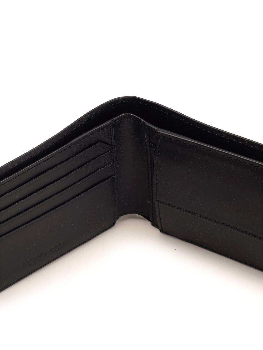 Al Duca D'Aosta Bottega Veneta Portafoglio Intrecciato Piccolo Bi-fold Con Portamonete