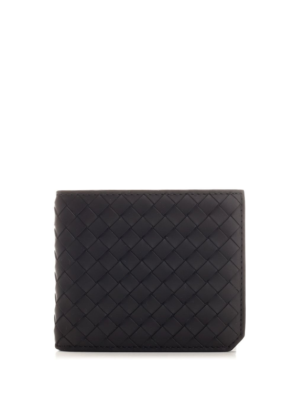 Al Duca D'Aosta Bottega Veneta Portafoglio Intrecciato Piccolo bi-fold con portamonete