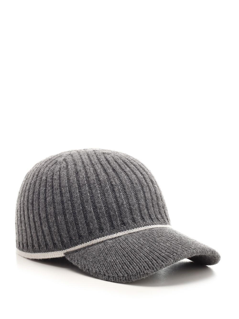 Al Duca D'Aosta Brunello Cucinelli Cappello Baseball In Cashmere E Seta