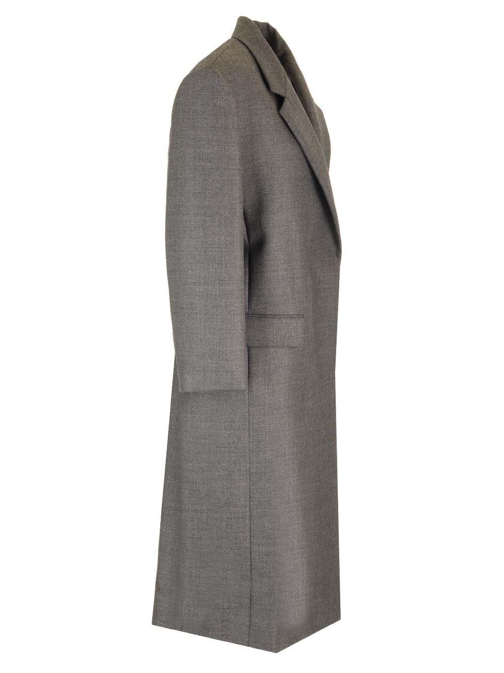 Al Duca D'Aosta Brunello Cucinelli Cappotto In Tela Di Lana Vergine