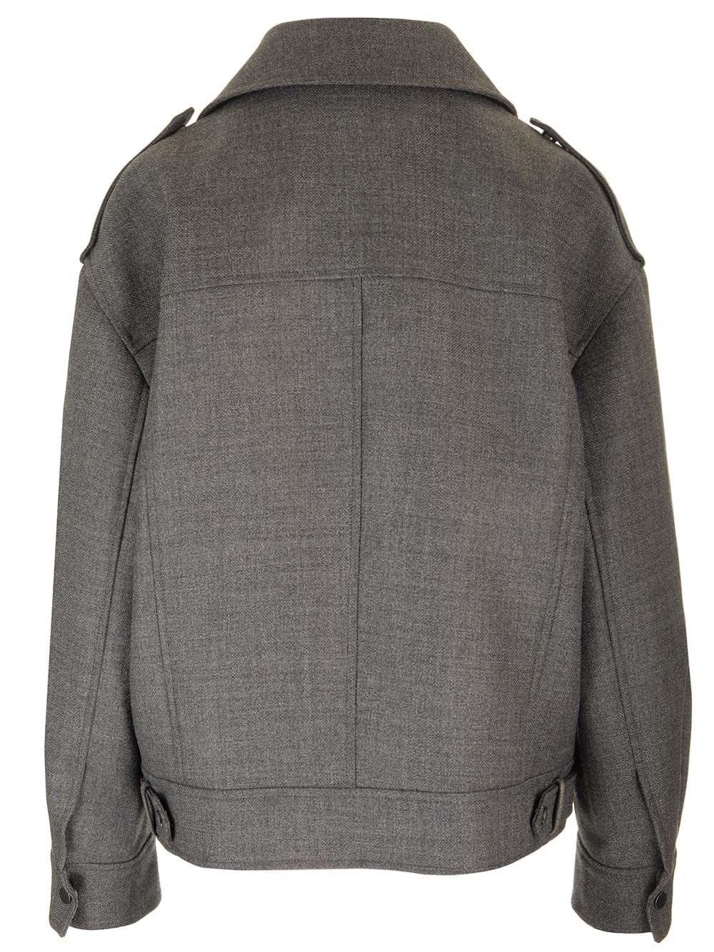 Al Duca D'Aosta Brunello Cucinelli Giacca Biker In Lana Vergine