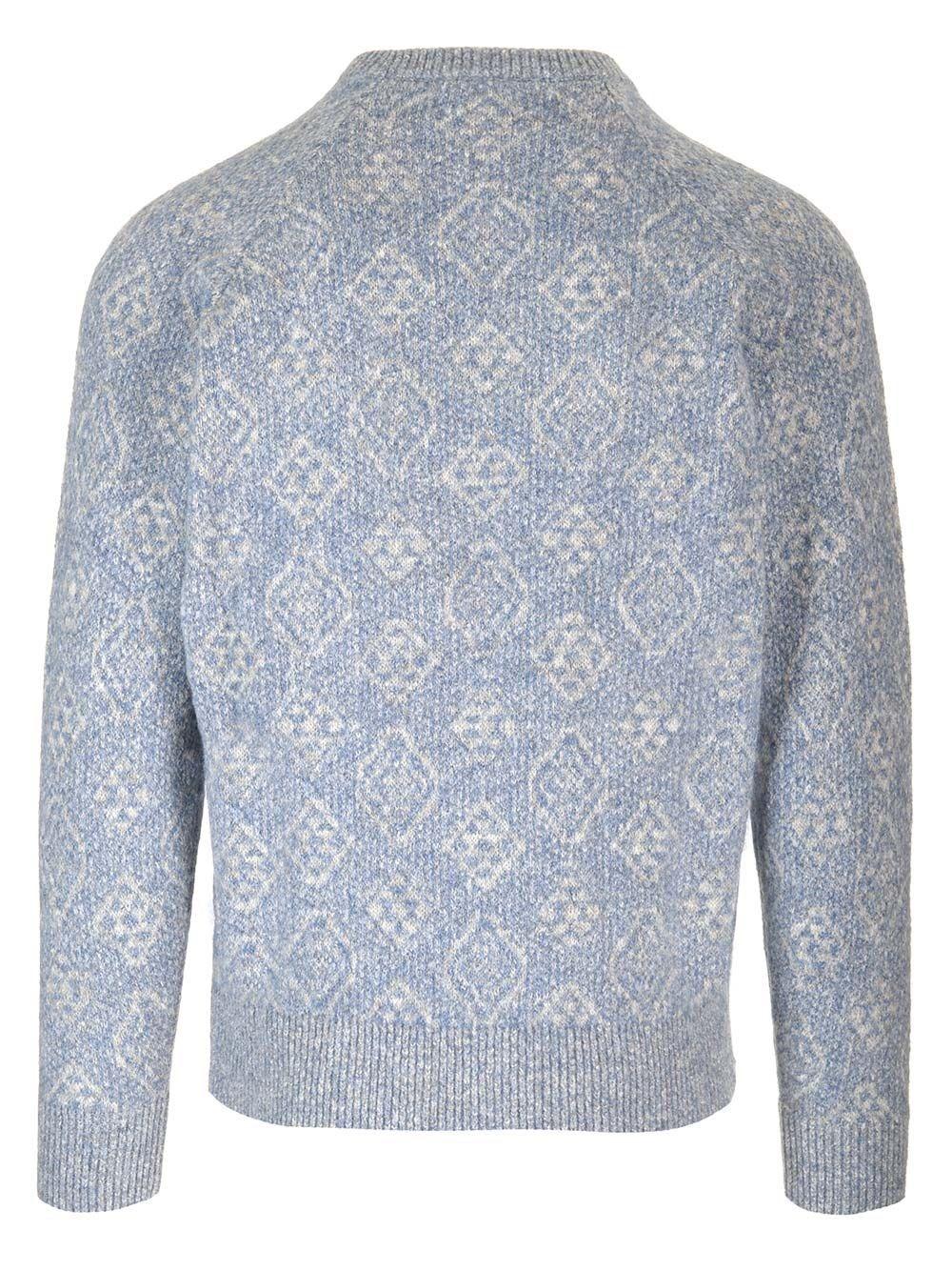 Al Duca D'Aosta Brunello Cucinelli Maglia "Geometric" Jacquard